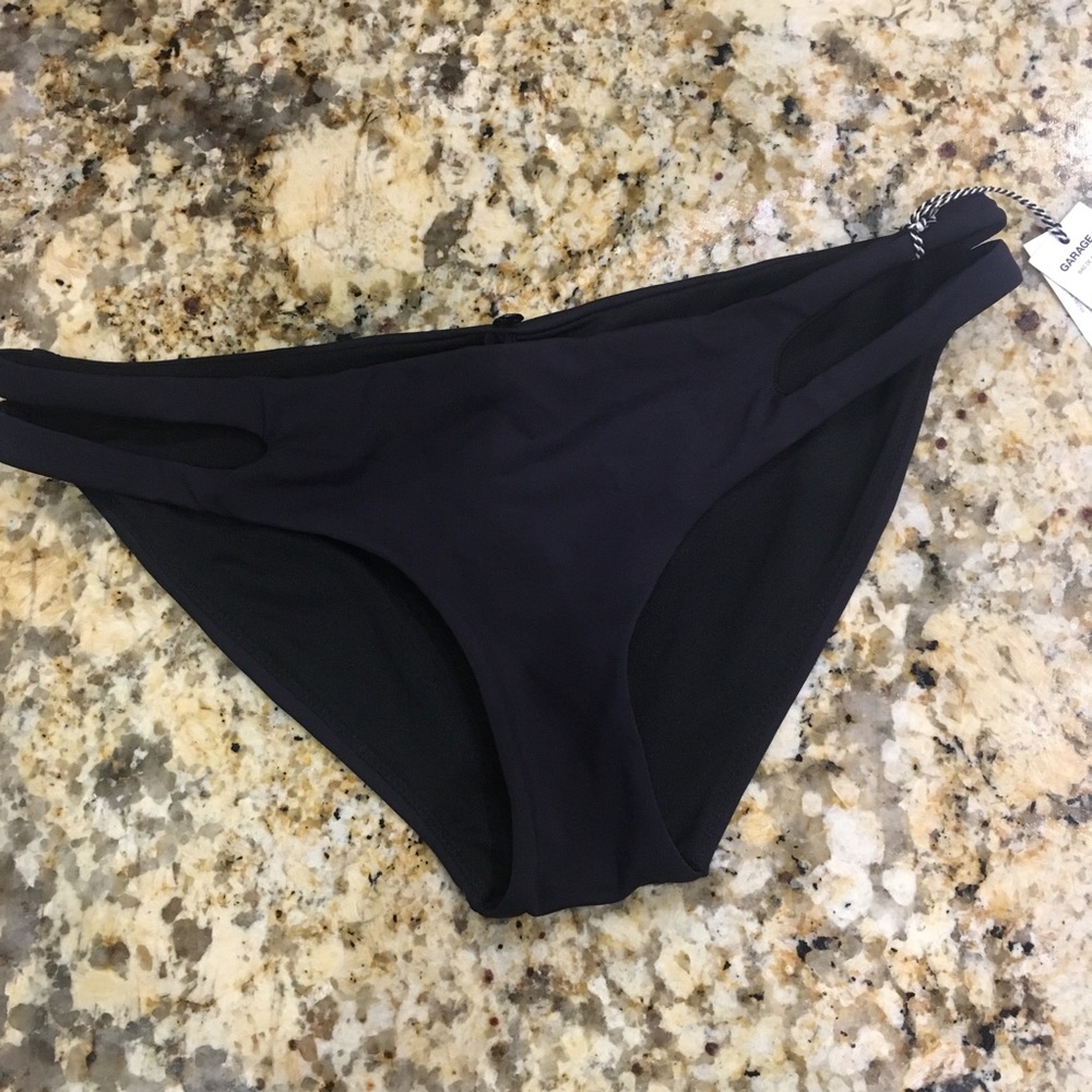 NEW Garage black bikini bottoms